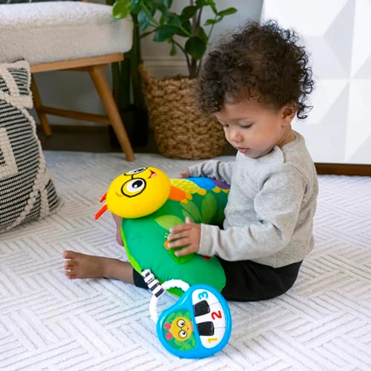 Baby Einstein Cal-a-Pillow™ Tummy Time Aktivitätskissen, Kinderkissen mit 9 multisensorischen Elementen, geeignet für Babys von 0-12 Monaten, abwischbar, dreisprachig (Englisch, Spanisch, Französisch) – Bild 22