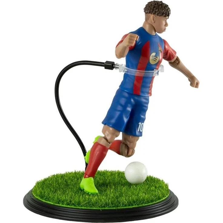 Banbo Toys Fußballfeld Sport Actionfiguren Standfuß, Universeller Präsentationssockel mit authentischer Rasenoptik, flexibel einstellbarem Haltearm