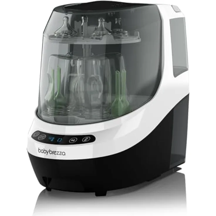 Baby Brezza Bottle Washer Pro: Vollautomatisiertes Waschen, Sterilisieren und Trocknen von Babyflaschen & Kinderflaschen