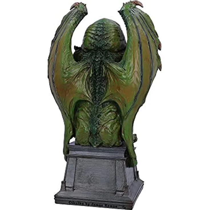 Nemesis Now Cthulhu, Sammelfigur aus Harz, handbemalt, smaragdgrün, mit Sockel – Bild 5
