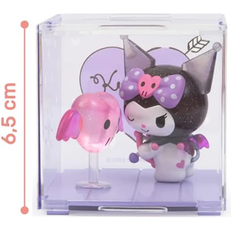 Hello Kitty Love Story My Melody, Sammelfigur 6,5 cm mit Zubehör in transparenter Box, zufälliges Modell, für Kinder ab 3 Jahren, HKT37 – Bild 3