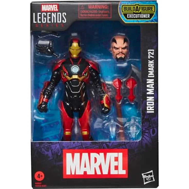 Marvel Legends Series Iron Man (Mark 72), Action-Figur mit 6 Accessoires und 15 cm Höhe – Bild 1