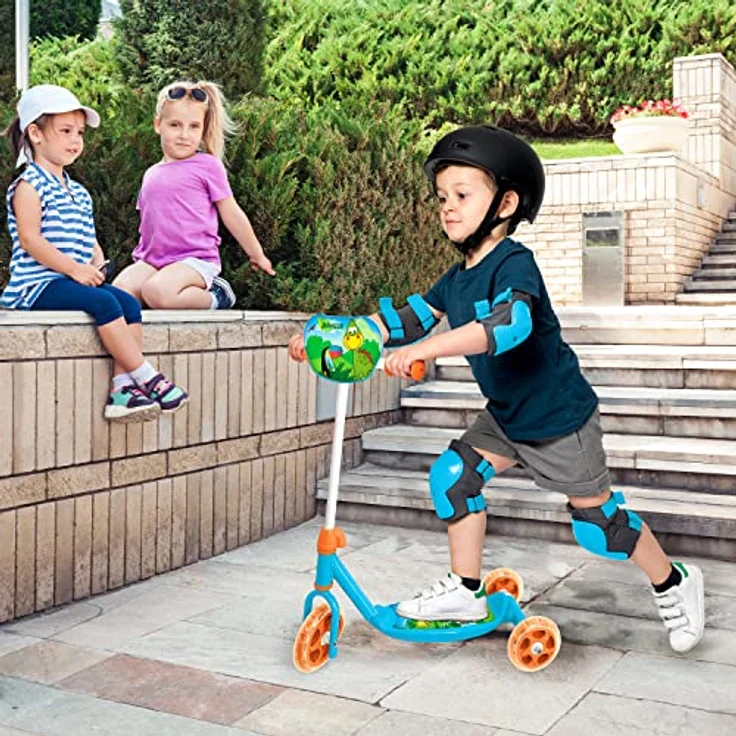 Mondo Jungle Kinderstep met 3 Wielen, Scooter für Kinder ab 1 Jahr, Mehrfarbig – Bild 2