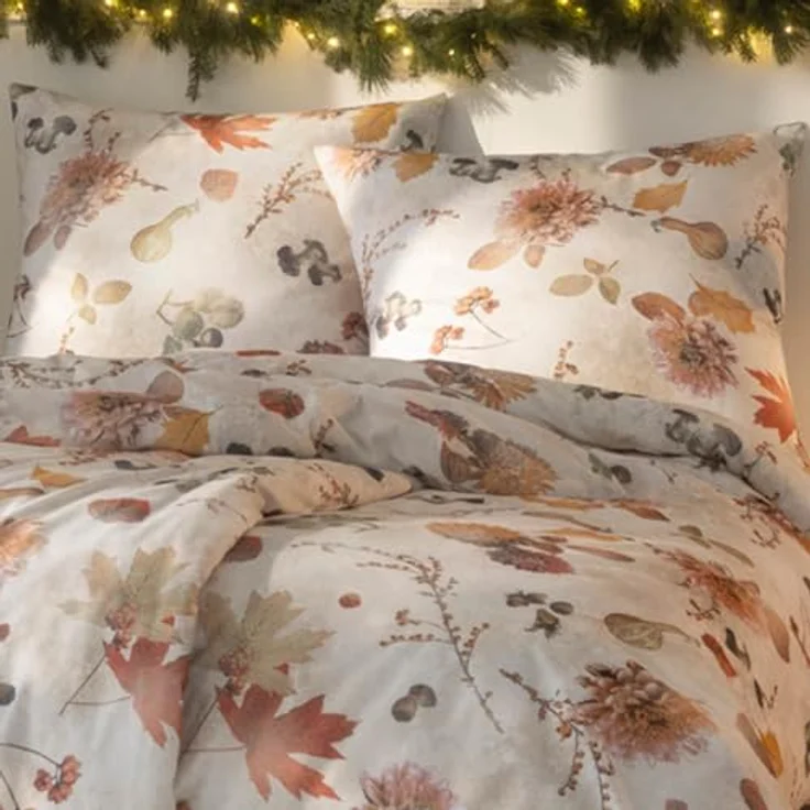 ESTELLA ESTELLA Kinderbettwäsche, 155x220 cm + 80x80 cm, 100% Baumwolle, kastanie, trocknerfest und pflegeleicht – Bild 5