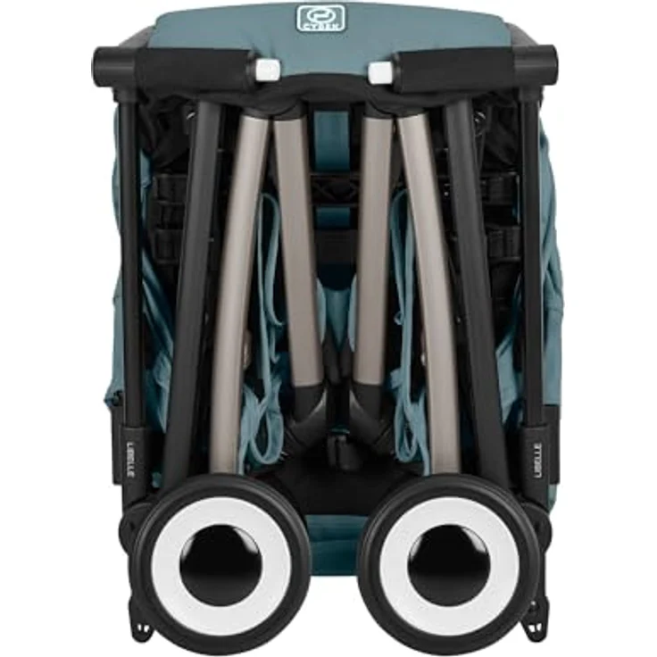 Cybex Gold Kinderwagen LIBELLE, ultrakompakt und ultraleicht (6 kg), handgepäcktauglich, Einhand-Gurtsystem, Stormy Blue – Bild 4