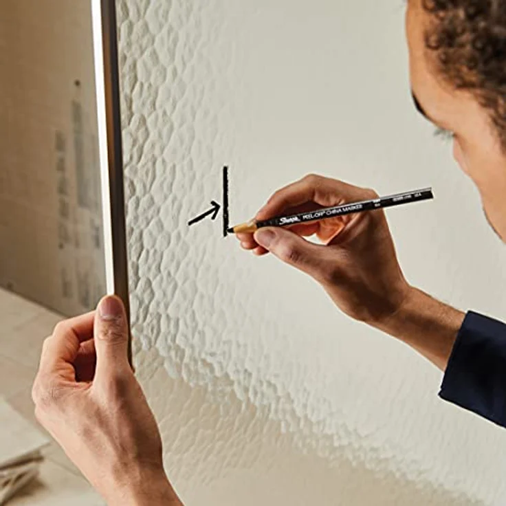 Sharpie Peel-Off-Porzellanmarker | feine Spitze | Weiß | Schreibt auf Glas, Porzellan und Plastik | 12 Stück Wachsmarker – Bild 4