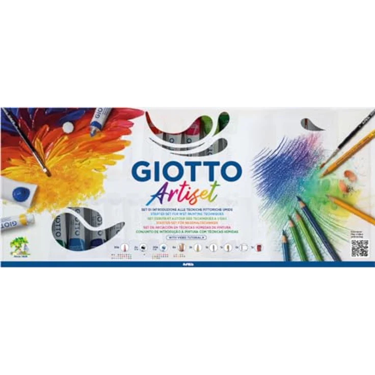 Giotto F270200 Zeichnungsset 65tlg., umfassendes Malvorlagen-Set für kreative Projekte – Bild 1