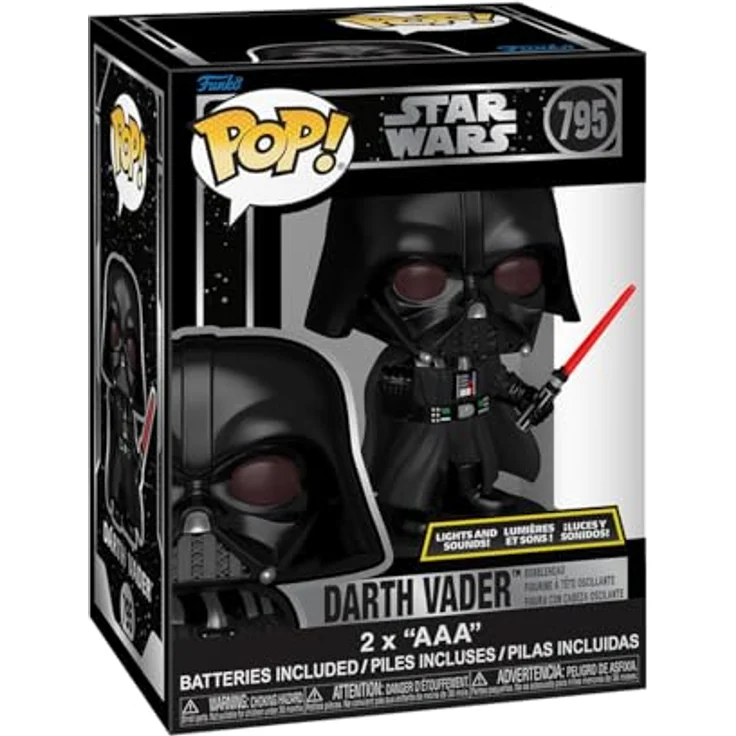 Funko Pop! Star Wars Darth Vader, Vinyl-Sammelfigur 9,5 cm, offizielles Merchandise für Sammler und Fans – Bild 1