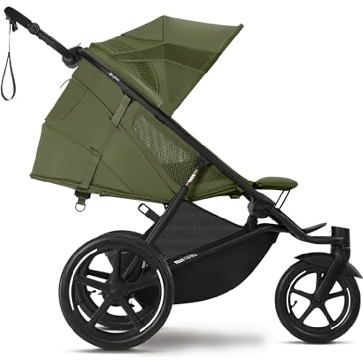Cybex Avi Spin, Kinderwagen mit schwenkbarem Vorderrad und Luftbereifung, für City und Jogging, schwarz – Bild 4