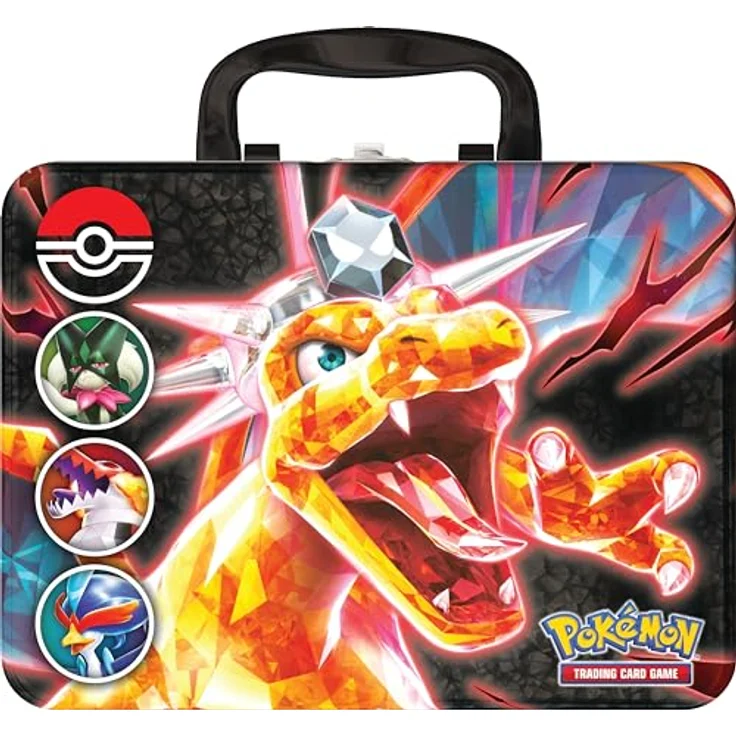 Pokémon-Sammelkartenspiel: Sammelkoffer (Herbst 2023): Maskagato, Skelokrok und Bailonda (3 holografische Promokarten und 6 Boosterpacks) – Bild 2