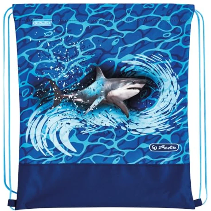 Herlitz Schulranzenset Loop Plus Blue Shark – Bild 6