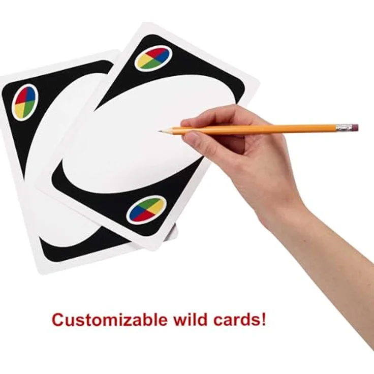 Mattel Games UNO: Classic Giant UNO, Tischspiel mit extra großen Karten – Bild 4
