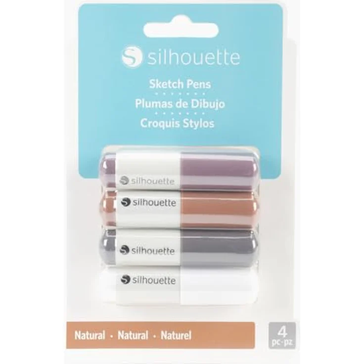 Silhouette Silhouettes Of America Skizzenstifte, mehrfarbig, säurefrei, 4 Stück (1er Pack) – Bild 5