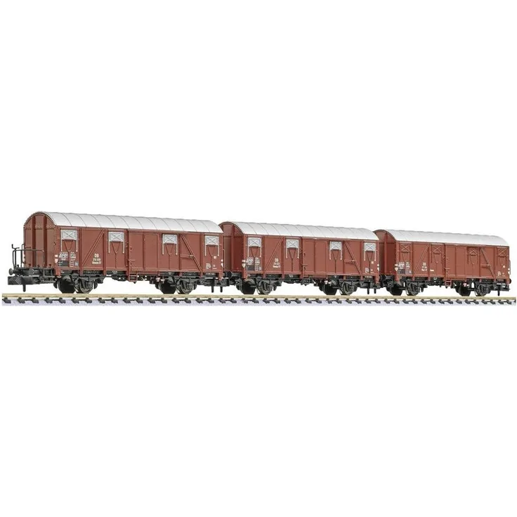 Liliput N 3er-Set Güterwagen Glmmhs 57 der DB (Spur N)