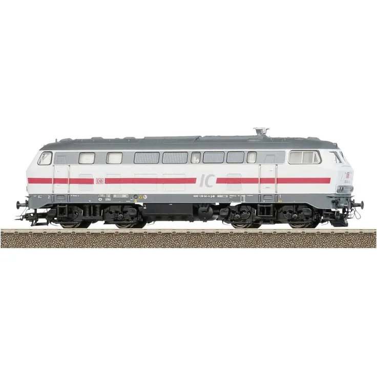 TRIX H0 22662 H0 Diesellok BR 218 der DB AG, Lichtgraue Grundfarbgebung, Digital-Decoder, umfangreiche Geräuschfunktionen