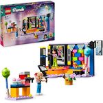 LEGO Friends Karaoke-Party, Musik-Spielzeug für Mädchen und Jungen ab 6 Jahren, die gern singen, Mini-Puppen-Set mit den Figuren Liann und Nova sowie einem Gecko, Geschenk für Kinder 42610