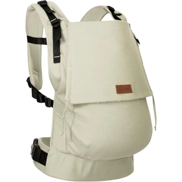 Hoppediz Babytrage Buckle Toddler, verstellbares Rückenteil, ergonomische Träger, integrierte Kopfstütze, für Kinder von Größe 80/86 bis 116