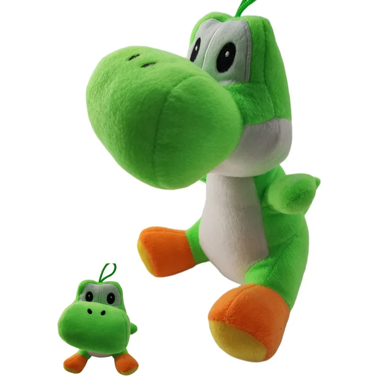 soma Kuscheltier Yoshi Drache Super Mario Brothers grün 30cm Plüsch - Super weicher Stofftier für Kinder, waschbar, geeignet ab 1 Jahr