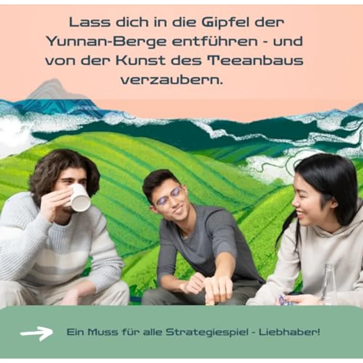 HUCH! Tea Garden, Strategisches Teeanbau-Abenteuer für 2-4 Spieler ab 12 Jahren, Familiengesellschaftsspiel – Bild 5