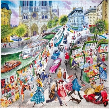 EeBoo Puzzle 'Poet’s Garden', 1000 Teile, Für Erwachsene, Recycelter Karton