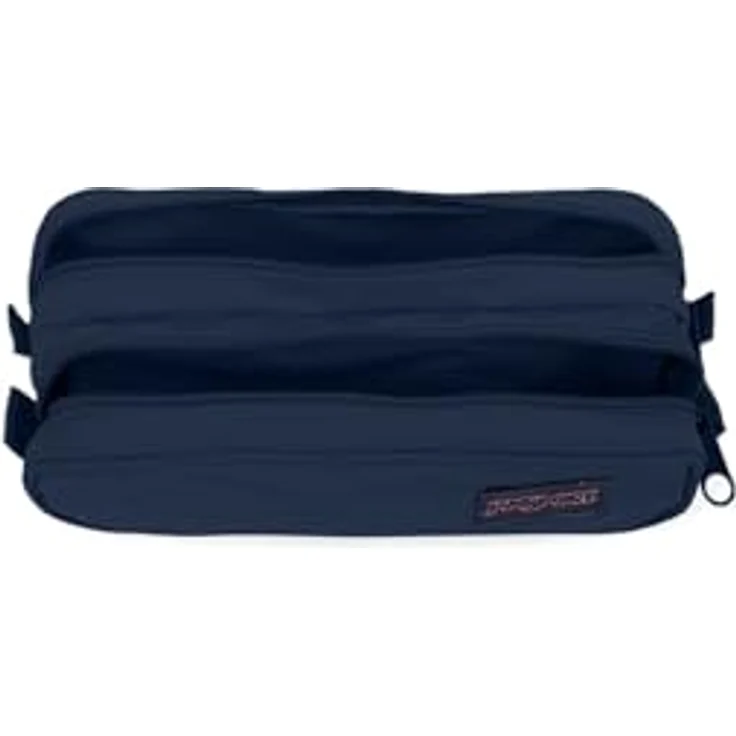 JANSPORT Large Accessory Pouch, große Zubehörtasche mit zwei Fächern, Navy (Blau), aus recycelten Materialien – Bild 2