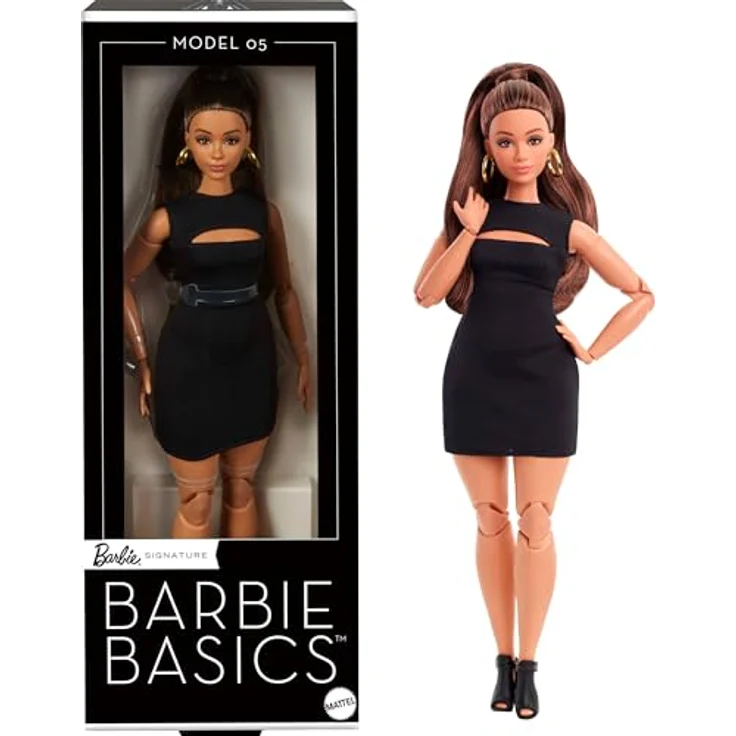 Barbie Babypuppe Barbie Basics Model 05 mit brünettem Haar, Signature Kollektion – Bild 1