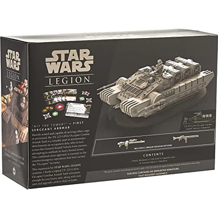 Atomic Mass Games, Star Wars Legion: Galactic Empire Expansions: TX-225 GAVw Occupier Combat Assault Tank Unit, Unit Expansion, Miniatures Game, Ages 14+, 2 Players, 90 Minutes Playing Time – Bild 3