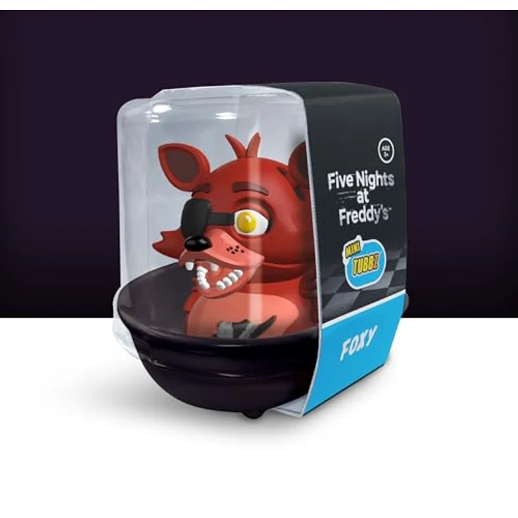 TUBBZ Mini: Five Nights at Freddy's - Foxy Cosplaying Rubber Duck Vinyl Figure, Mini-Badewannenspielzeug, 5 cm, entdecke die Welt der Cosplay-Enten – Bild 5