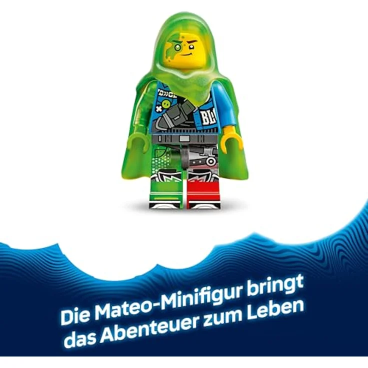LEGO DREAMZzz 71495 Mateo vs. Cyberhirn-Mech, 2-in-1 Bausatz mit Shooter und Mega-Glibber-Kanone, Mehrfarbig, 368 Teile – Bild 5