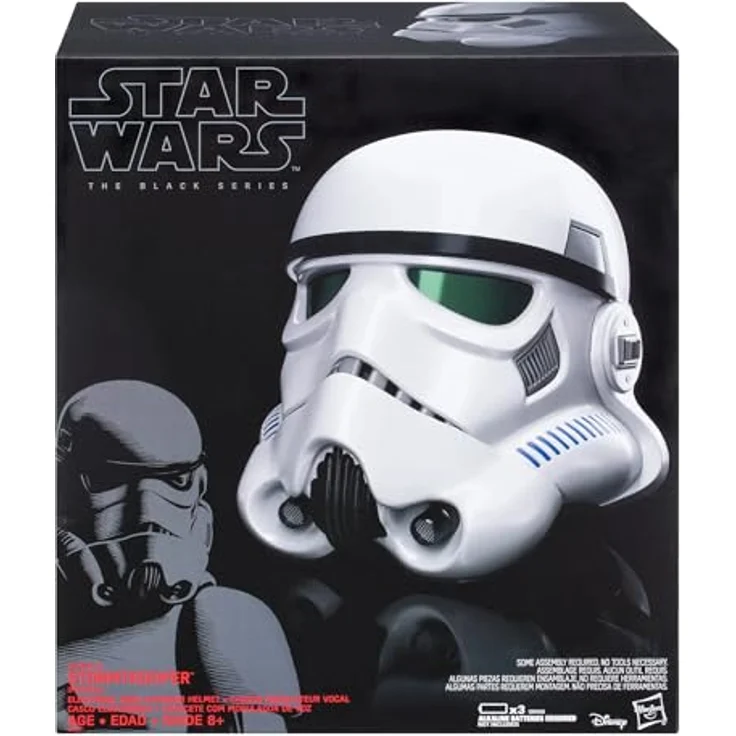 Hasbro Stormtrooper Helm, 1:1 Replika aus Rogue One: A Star Wars Story, elektronisch mit Stimmverzerrung, Weiß, One Size – Bild 3