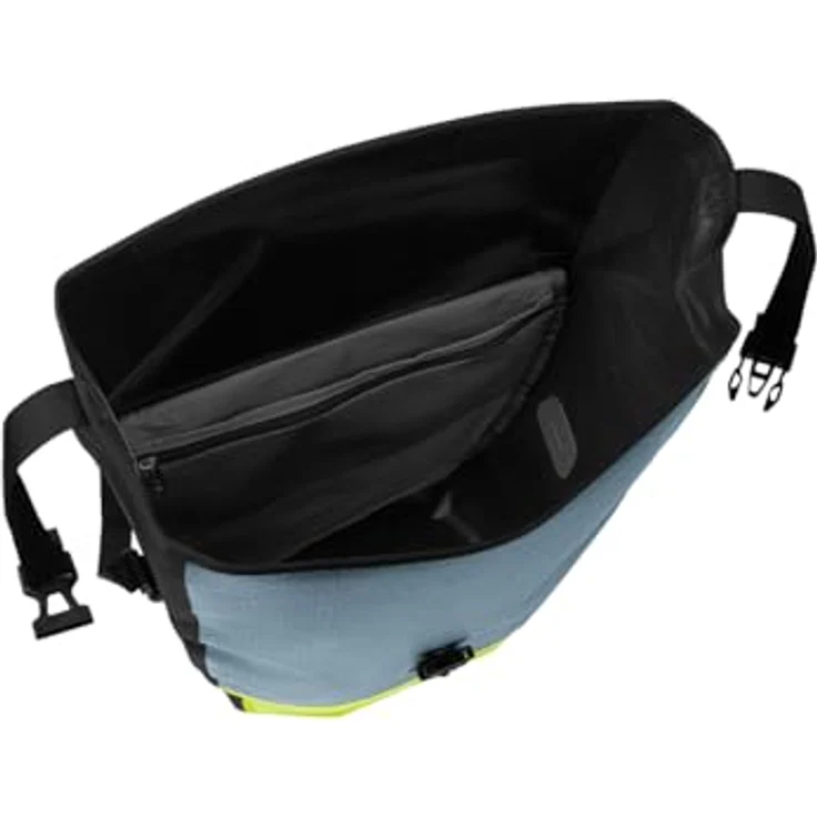 VAUDE Aqua Back Color, Gepäckträgertasche aus recycelten Materialien, wasserdicht, 48 Liter, Schwarz – Bild 3