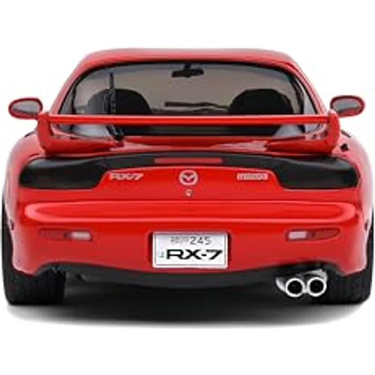 Solido Mazda RX-7 FD RS (1994, rot), Diecast Modellauto im Maßstab 1:18 mit beweglichen Türen und lenkbarer Vorderachse, ideal für Sammler & JDM-Fans – Bild 4
