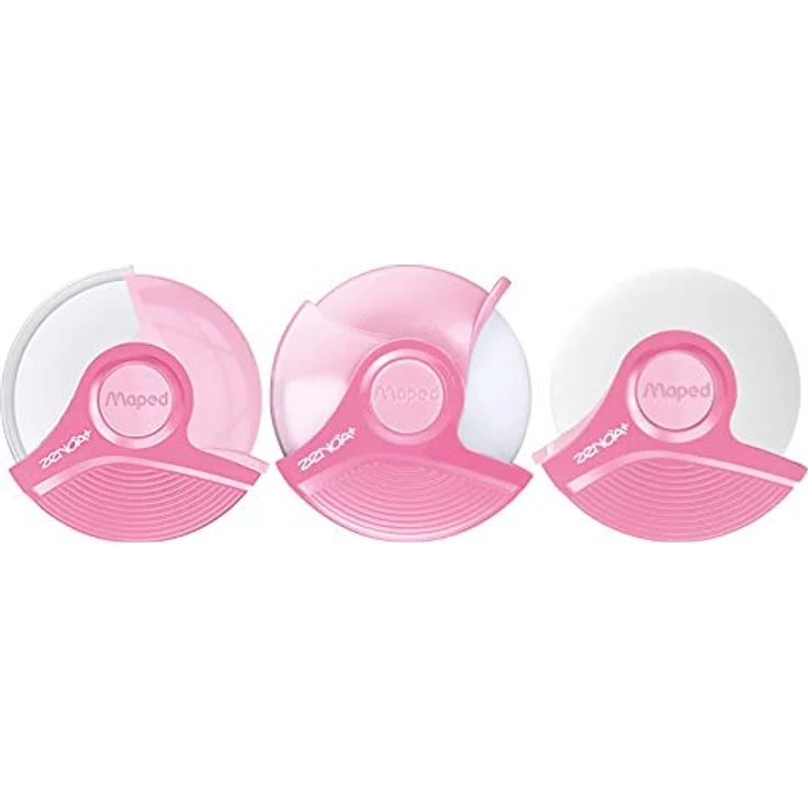 Maped Zenoa Plus Radiergummi Plus, farblich sortiert in Pastell-Farben, 15 Stück im drehbaren Etui, PVC-frei und phthalatfrei – Bild 5