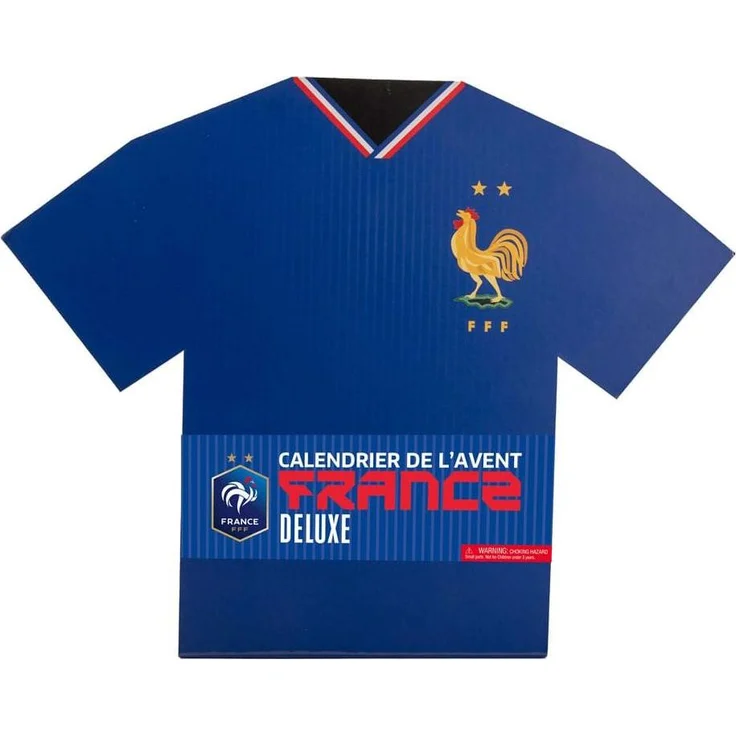 Cinereplicas Französischer Fussballföderation Adventskalender Deluxe 2025, 24 thematische Geschenkartikel für Fussballfans