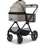 MOON CLICC mud/melange, Kombi-Kinderwagen bis 22 kg, faltbar mit Sportsitz, Kollektion 2025