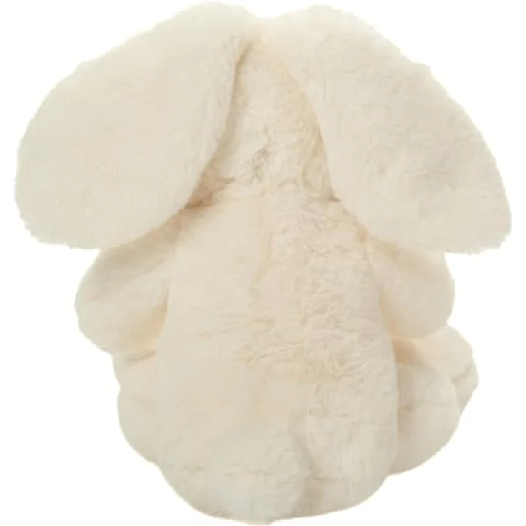 Teddy Hermann Schlenkerhase, Cremefarbenes Kuscheltier aus weichem Plüsch, 25 cm, mit langen Ohren und niedlichem Gesicht – Bild 3