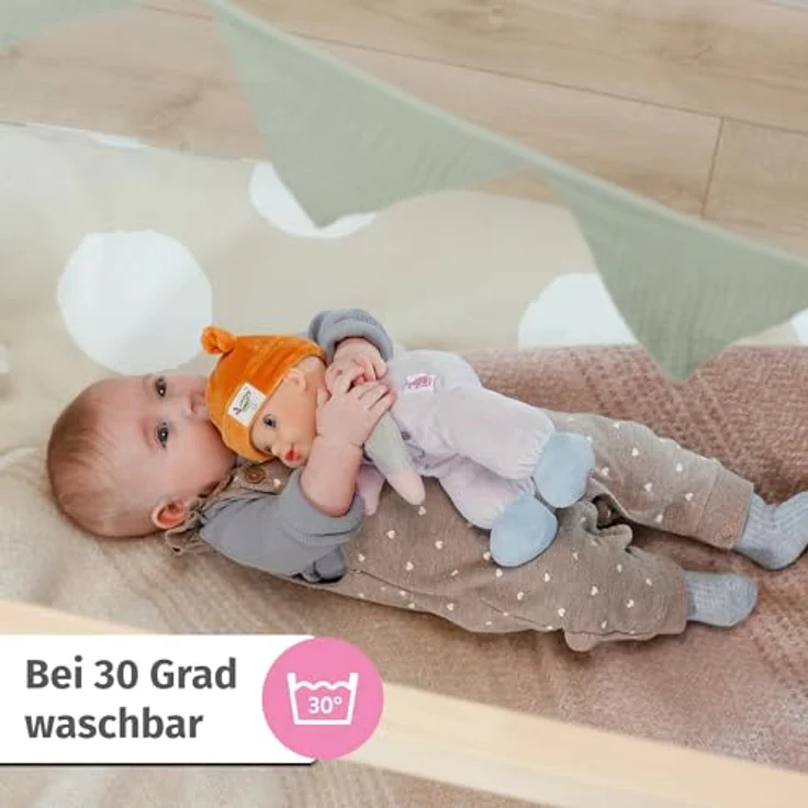 Baby Annabell Sweetie Sand, 30 cm Babypuppe mit weichem Körper und Rassel für Babys ab 0 Jahren – Bild 5