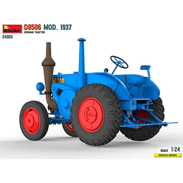 Mini art D8506 Ackerschlepper Modell 1937, Standmodell im Maßstab 1:24 mit detailreichen Gravierungen und Photoätzteilen – Bild 8