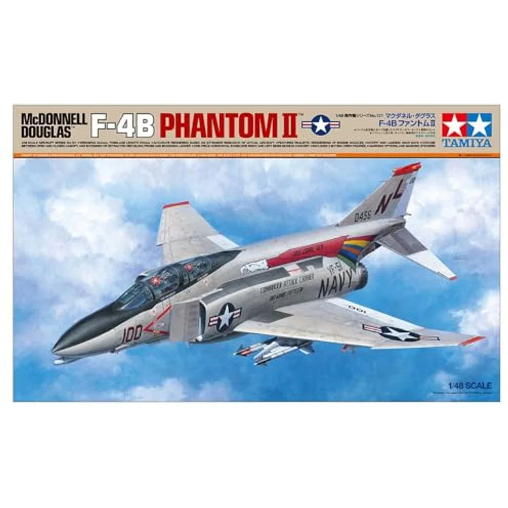 Tamiya 1:48 F-4B Phantom II McDonnell Douglas Plastik Modellbau 300061121 – Bild 2
