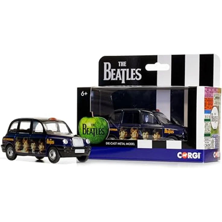 Corgi The Beatles Londoner Taxi, Lady Madonna, Modellfahrzeug im Maßstab 1:36, Druckguss, 128 mm Länge – Bild 1