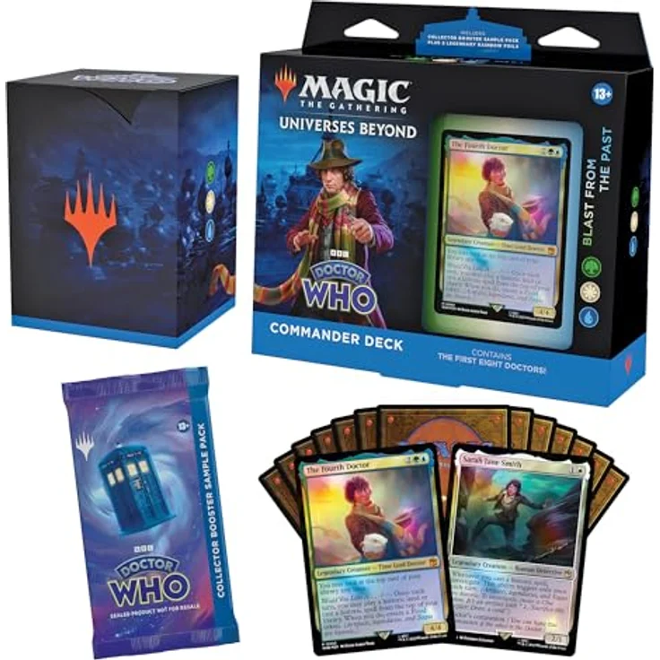 Wizards of the Coast Magic the Gathering Universes Beyond: Doctor Who Commander-Decks Display (4), 4 Decks mit je 100 Karten, inkl. Foilkarten und Spielsteinen, englisch – Bild 3
