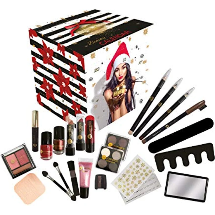 ACCENTRA Adventskalender Accentra Würfelförmiger Dekorativkosmetik Adventskalender für Teenager, Mädchen und Frauen – Bild 2