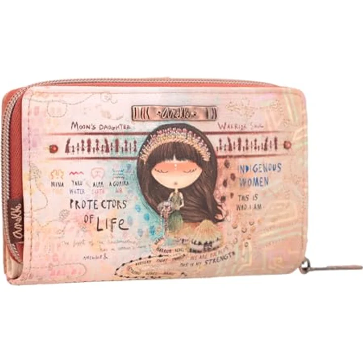 Anekke Menire Geldbörse, RFID Schutz, 15 cm x 10 cm x 3 cm, mehrfarbig, 100% Polyurethan – Bild 3