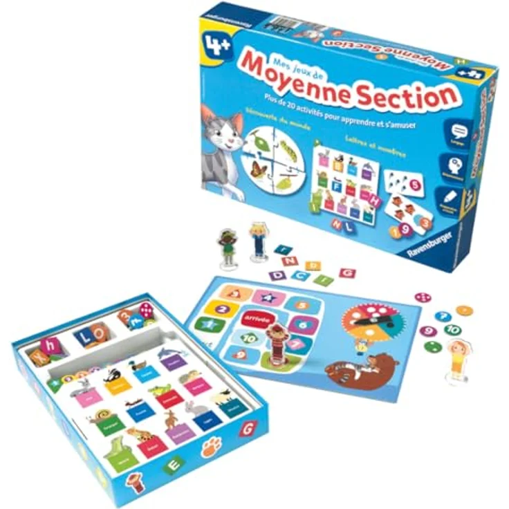 Ravensburger My Medium Section Games (FR), Lernspiel für Kinder mit einfacher Handhabung, geeignet für 1-4 Spieler, Spieldauer 5-20 Minuten – Bild 5