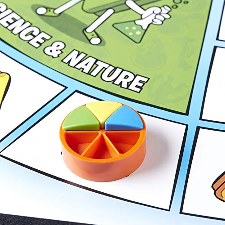 Hasbro Gaming Trivial Pursuit Famille, Brettspiel für 2-6 Spieler, ab 8 Jahren, mit 400 Fragenkarten in 2 Schwierigkeitsstufen – Bild 4