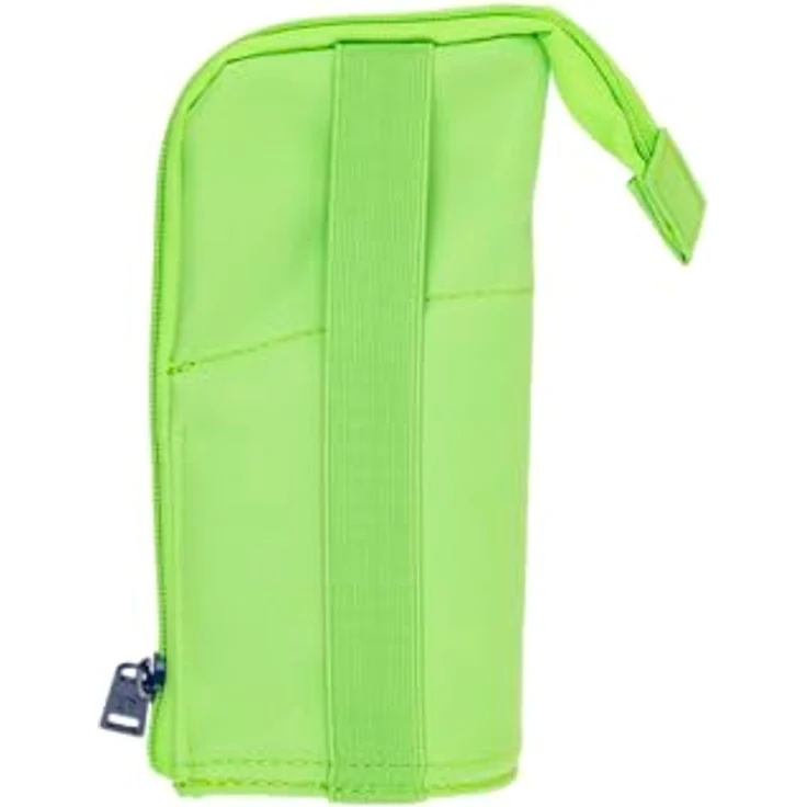 Oxford Federmäppchen Stand-Up Stiftehalter mit Reißverschluss, Stifte-Tasche, recyceltes Polyester, hellgrün – Bild 2