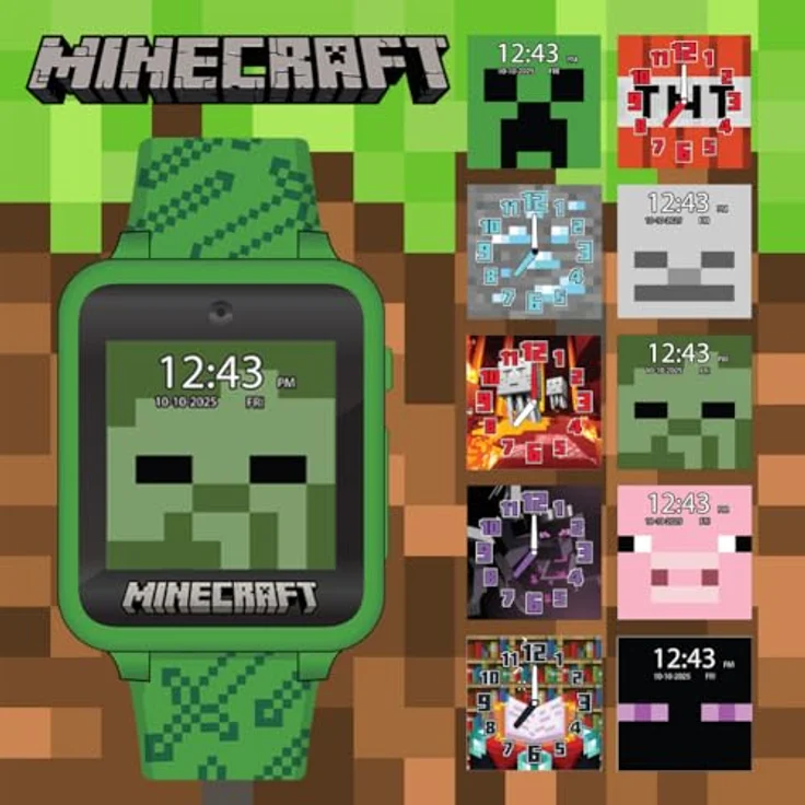 Minecraft - Kinder Smart Watch - grün – Bild 3