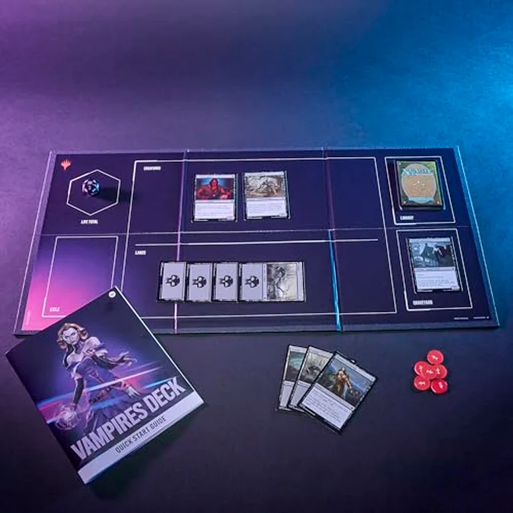 Magic The Gathering Grundstein Einsteigerbox (Deutsche Version) - Sammelkartenspiel für Anfänger mit 2 Decks, Spielmatte und Regel-Leitfaden – Bild 5