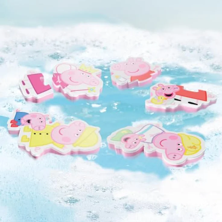 Toomies Peppa Pig Bath Puzzle, Badespielzeug für Kinder ab 18 Monaten, fördert die Badezeit-Spielerfahrung – Bild 5