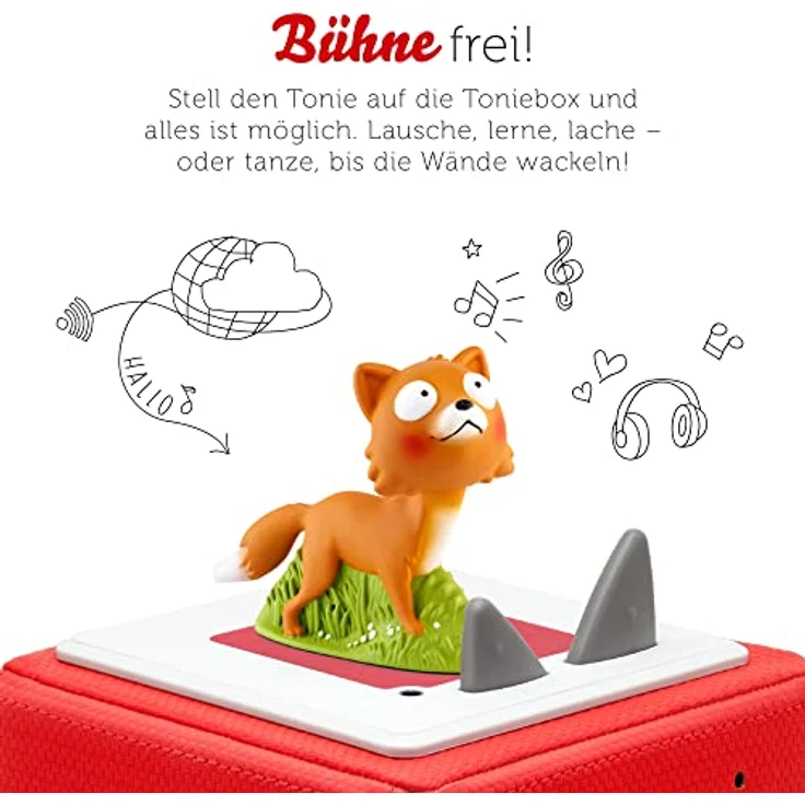 Tonies Hörspielfigur Vom Fuchs, der ein Reh sein wollte, von Kirsten Boie, empfohlen ab 6 Jahren, 110 Minuten Laufzeit – Bild 2